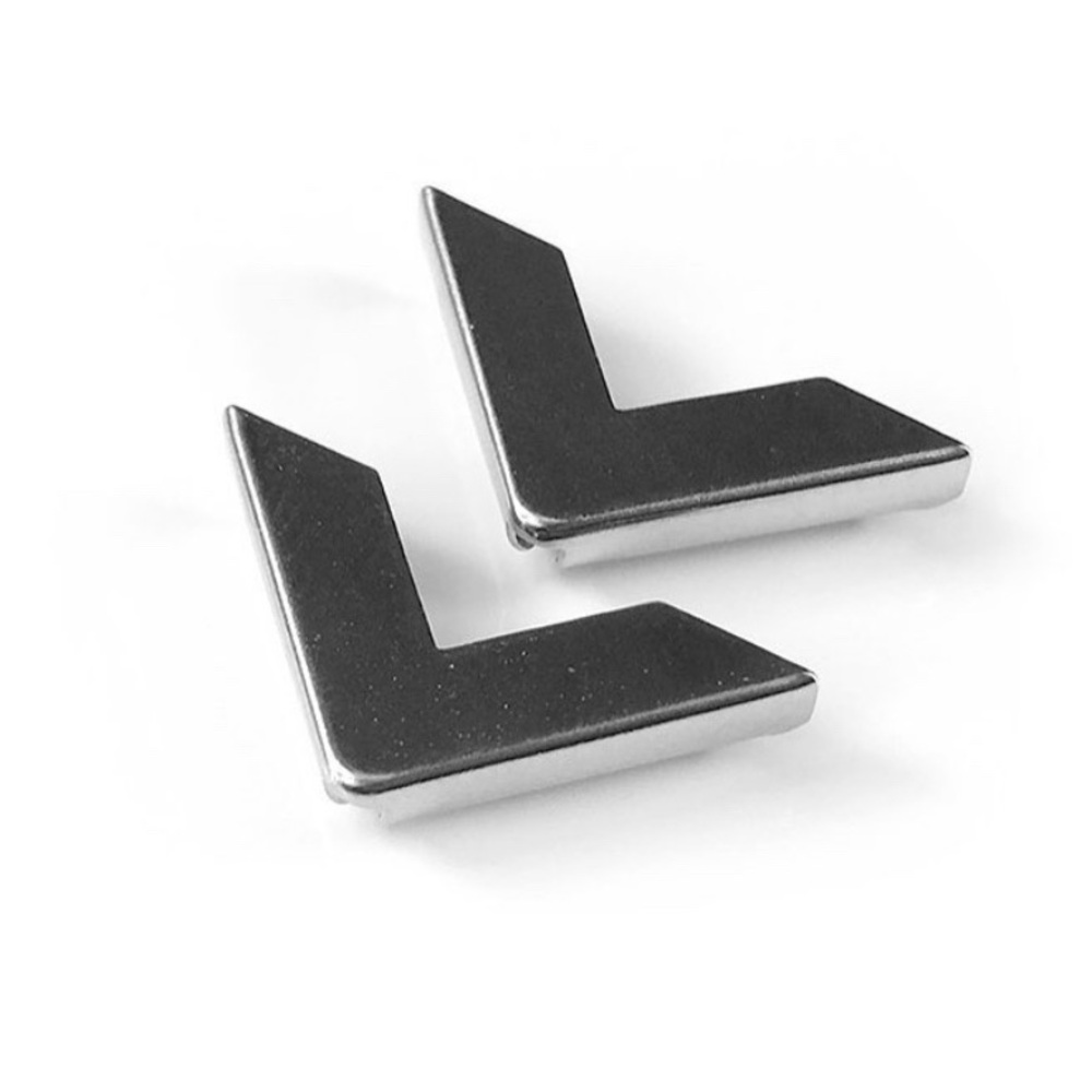 2 Bags of New Silver Geometric Men's Cufflinks